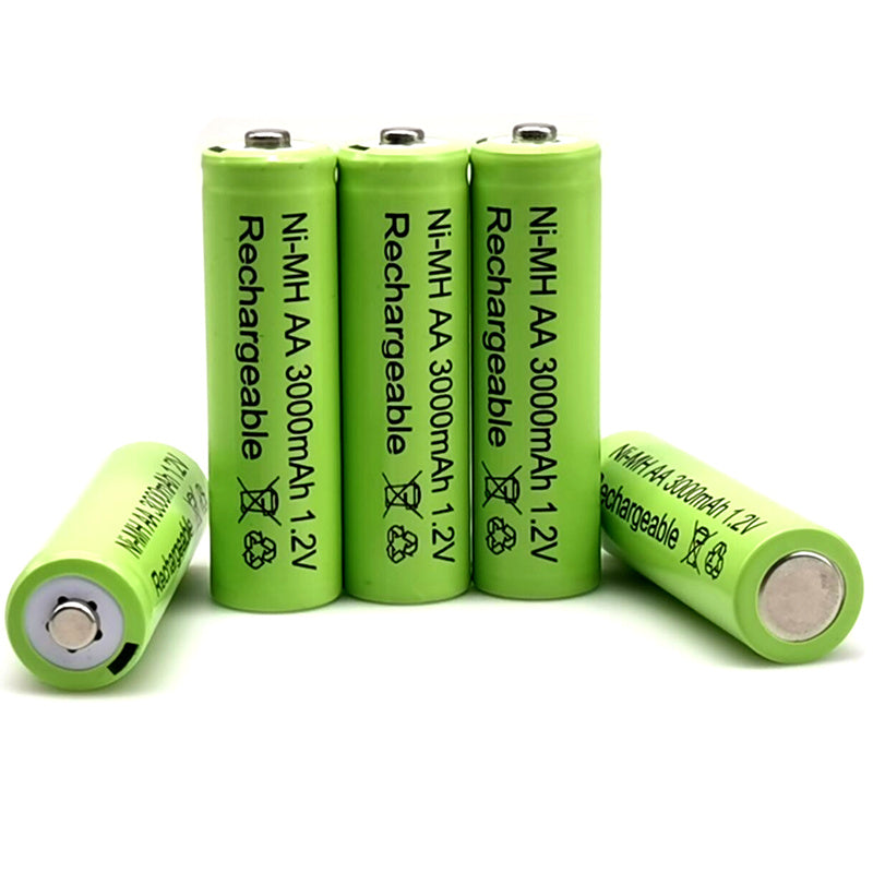 4/8/12/16pcs, New 1.2V 3000mAh Ni MH AA Rechargeable Battery